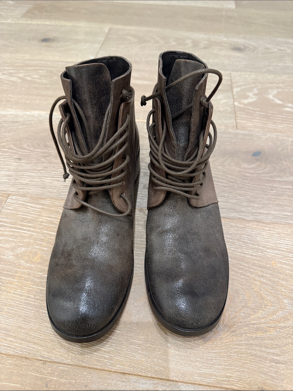 Marsell Lace-Up Leather Ankle Boots - Brown